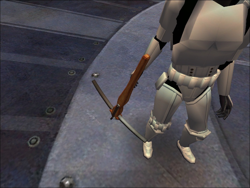 An in-game screenshot of the crossbow.