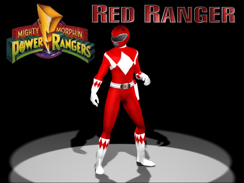 Red Power Ranger splash image.
