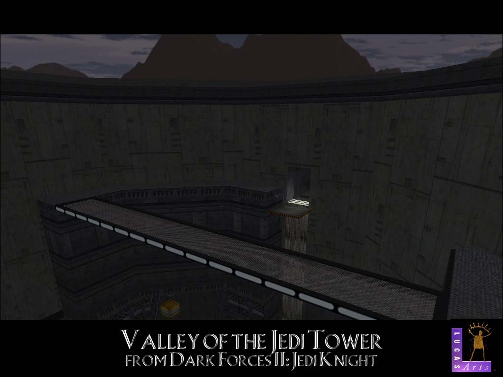 A screenshot of the map showing a raised catwalk leading to a lift.